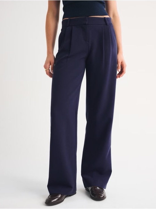 Abercrombie & Fitch Pants - Abercrombie & Fitch Sloane Tailored Wide Leg Pant